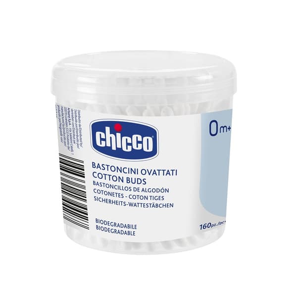 Chicco Öronpinnar 0m+, 160 stycken