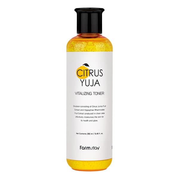 FarmStay Citrus Yuja Ansiktsrevitaliserande Toner, 280ml