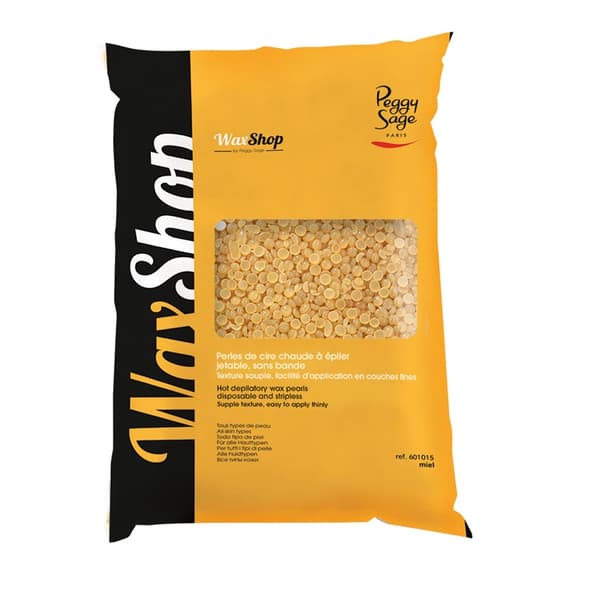Peggy Sage Vaxshop Honung Vaxpärlor för Varm Depilering, 800g