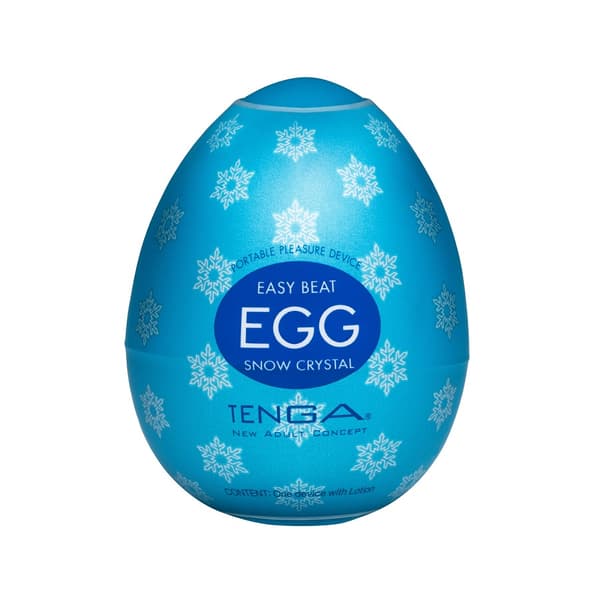 Tenga Easy Beat Egg Snow Crystal Kertakäyttöinen Masturboija Jäämunan Muotoinen