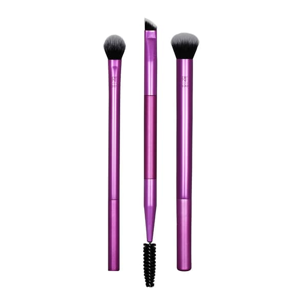 Real Techniques Ögonskugga + Blandningsborstar Trio Set, 3 st Makeupborstar för ögon