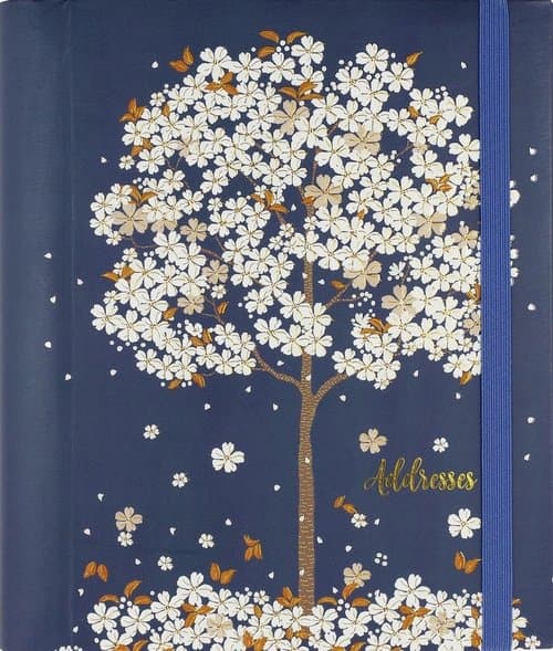 Stor Blomsterdesign Adressebog