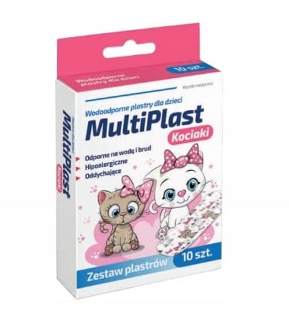 Kestävät Lapsilaastarit - Monikäyttöiset Kissanpentuvedenpitävät, 10 kpl