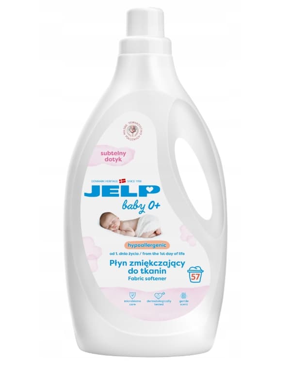 Jelp Baby 0+ Blødgøringsmiddel Subtil Berøring, 2 l