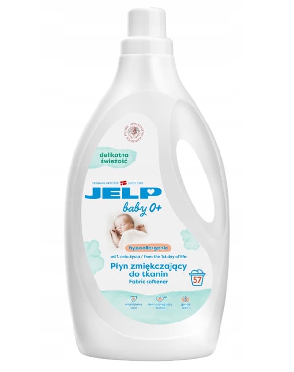 Jelp Baby 0+ Skyllemiddel Mild Friskhed, 2 L