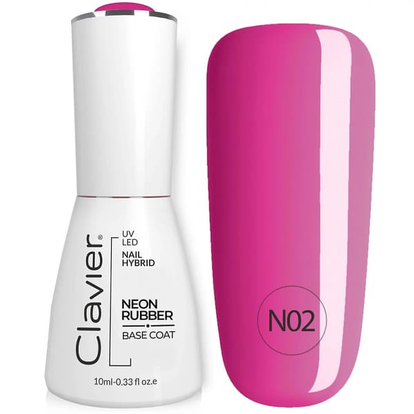 Clavier Luksus Neon Kumi Pohja Värikäs N02 Violetti Sateenkaari, 10 ml