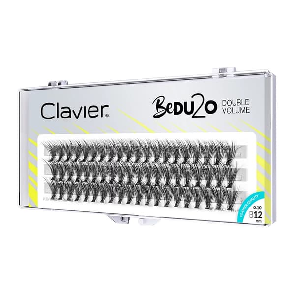 Clavier BeDU2O Dobbelt Volumen Øjenvippeknipper 12mm