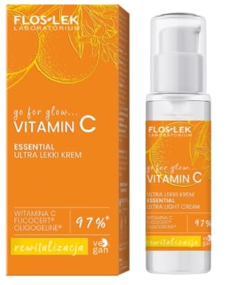 Floslek Laboratorium Go For Glow Vitamin C Ultra Let Creme til Dag og Nat, 30 ml
