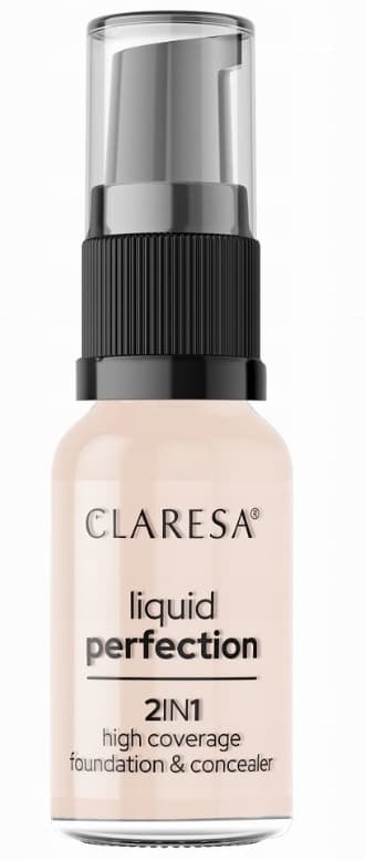 Claresa Nestemäinen Peitevoide Täydellinen 2in1 101, 18g