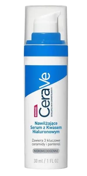 CeraVe Fuktgivande Serum för Normal, Torr och Känslig Hud med Hyaluronsyra, 30 ml