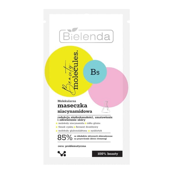 Bielenda Beauty Molecules Molekylær Niacinamid Maske, 8g