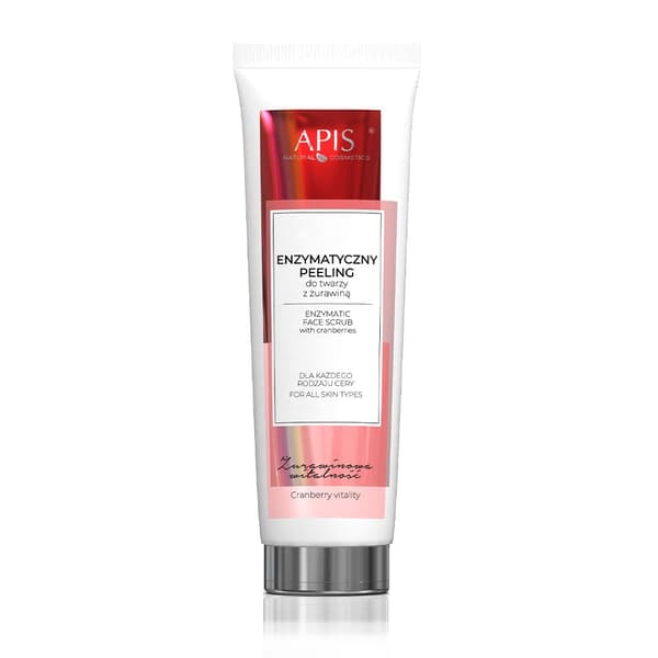 Apis Enzymatisk Ansiktsskrubb med Tranbär - Tranbärs Vitalitet, 100 ml