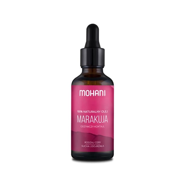 Mohani Passionsfruktolja för torr och mogen hud, 50 ml