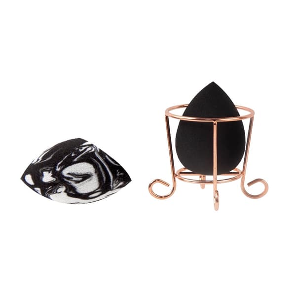 Donegal, Makeup Svamp Set 2-Pack med Ställning 4330