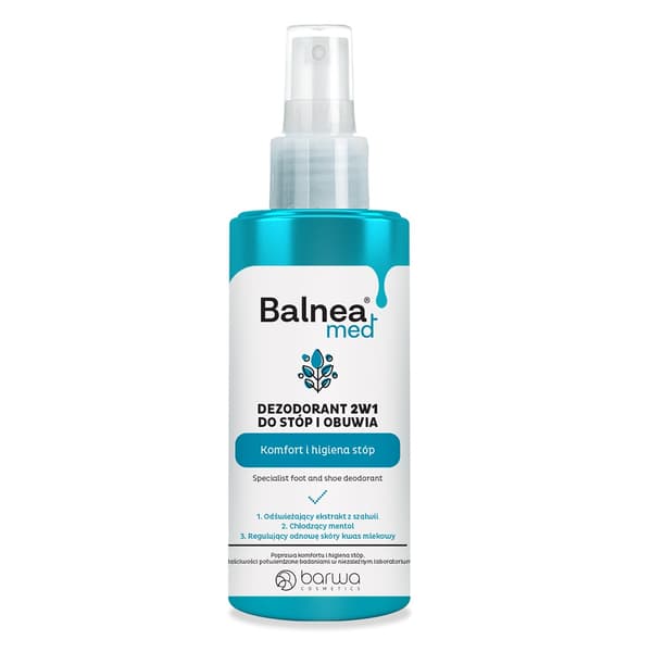 Barwa Balnea specialiserad fotspray och skodeodorant, 150 ml