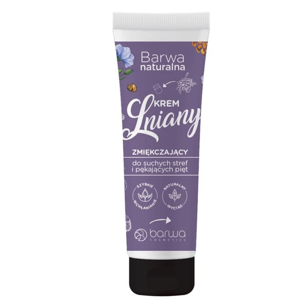 Barwa Linned Fodcreme til Tørre og Revnede Hæle, 75ml
