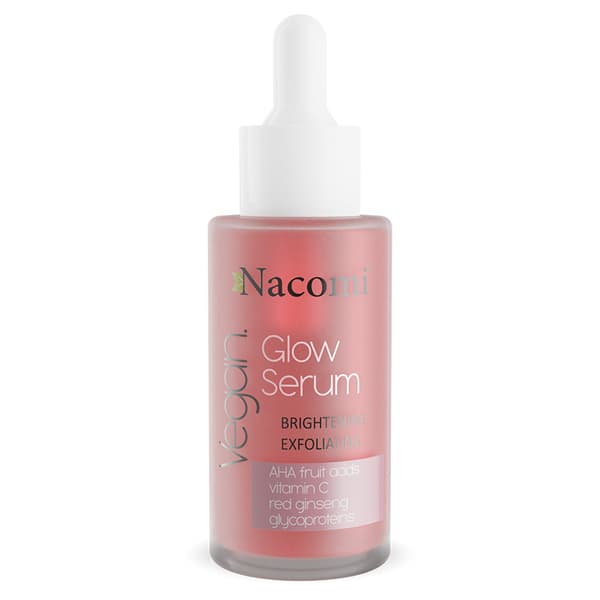 Nacomi Glow-seerumi kasvoille, kirkastava ja kuoriva, 40 ml
