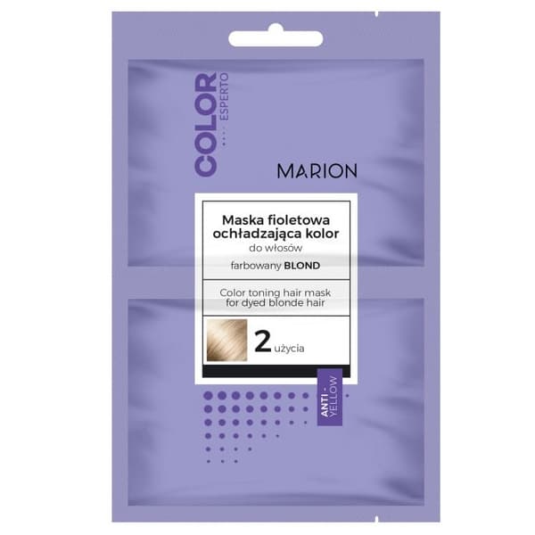 Marion Violetit Hiusnaamio Viileän Sävyiseksi, 2 x 20 ml