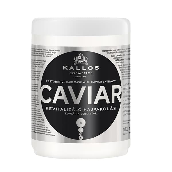 Kallos KJMN Caviar Hårmask med Kaviarextrakt, 1000 ml