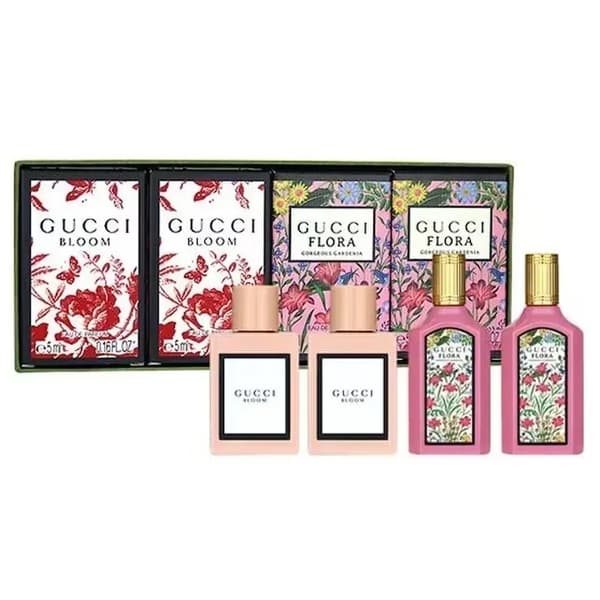 Gucci Garden Collection Bloom & Flora Gorgeous Gardenia Parfyymisetti, 4x5 ml