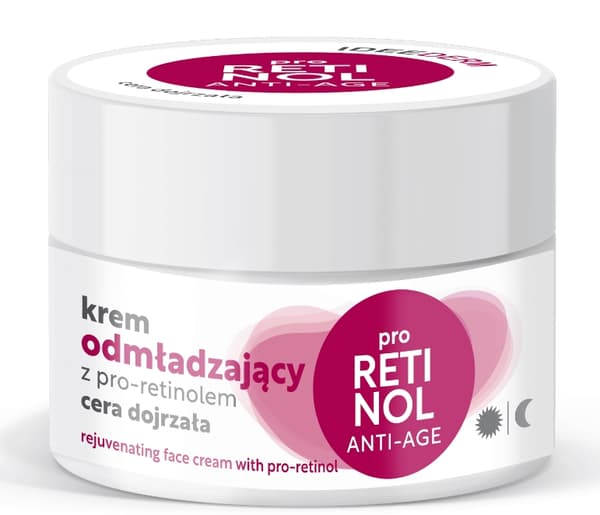 Idee Derm Föryngrande Dag- och Nattkräm med Pro-Retinol för Mogen Hud, 50 ml