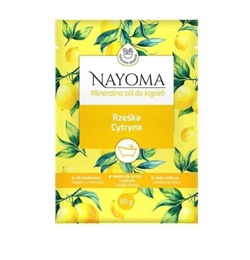 Nayoma Mineral Bade Salt Frisk Citron, 80g