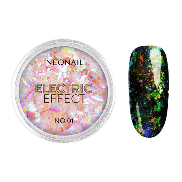 NeoNail Elektrisk Effekt Nagelpulver 01, 0,3 g
