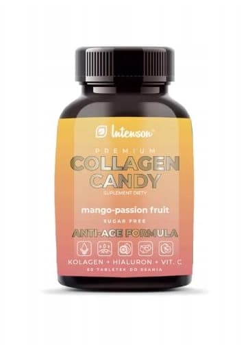 Intenson Kollagen Pastiller i Mango-Passion Smag, 60 Sugetabletter