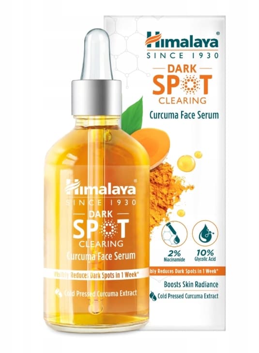 Himalaya Ansigt Serum med Gurkemeje, Mørkepletter Reduktion, 30 ml