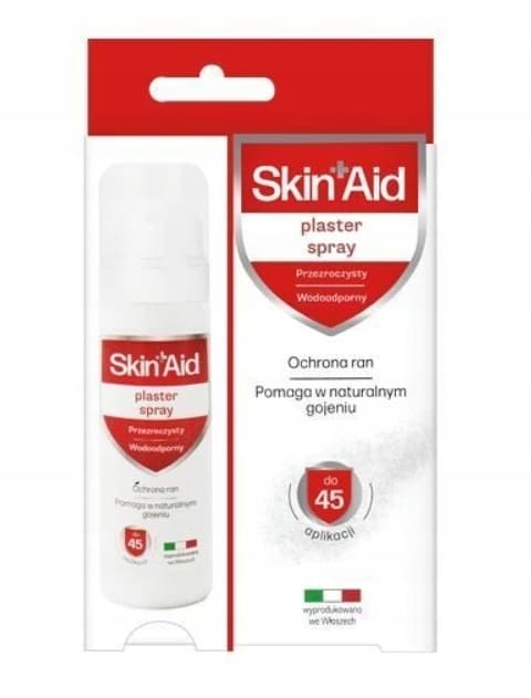 Vandtæt Klar Spray Plaster 40ml fra Skin Aid