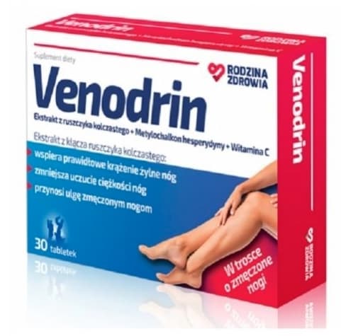 Rodzina Zdrowia Venodrin 30 tabletter