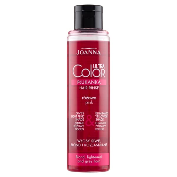 Joanna Ultra Farvesystem Pyntevask til hår, pink, 150 ml
