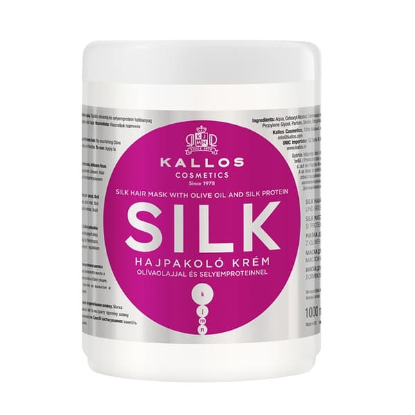 Kallos KJMN Silk Hårmask med Siden, 1000 ml