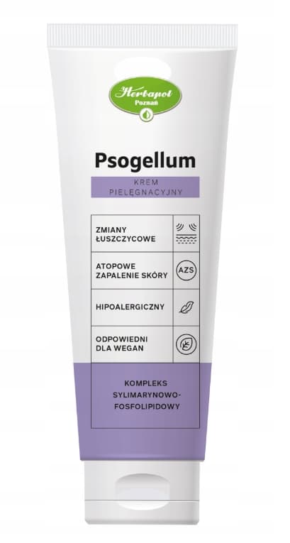 Psogellum Plejecreme til atopisk, meget tør og psoriasisramt hud, 200 ml