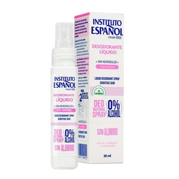 Instituto Espanol Herkän Ihon Antiperspiranttisuihke, Naisille, 50 ml