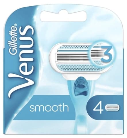 Gillette Venus Vaihtoajopää, 4 kpl (Saksasta)