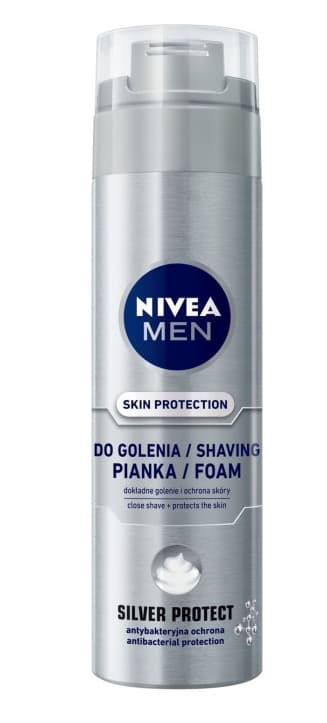 Nivea Men Silver Protect - Parranajovaahto 200 ml