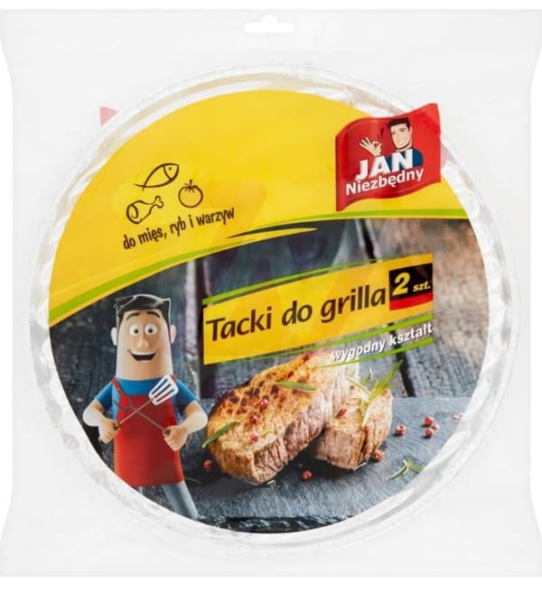 Jan Niezbędny, Runde Grillbakker, Sæt med 2 Stk.