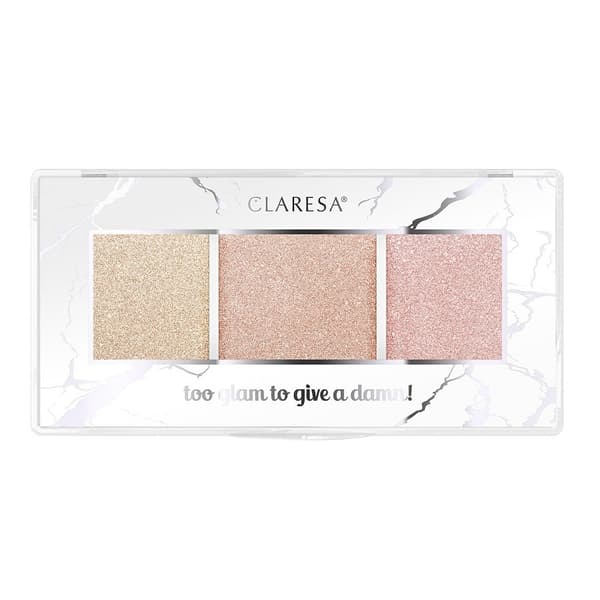 Claresa For Glødens Skyld Highlighter Palette 12 Golden Glow, 12,5g