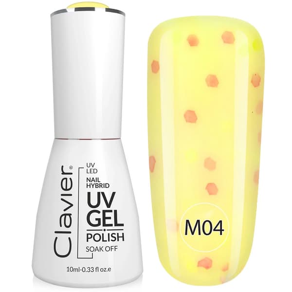 Clavier Luksus Multi Smagsvarianter Hybrid Neglelak M04 Lemon Curd, 10ml