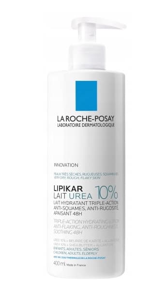 La Roche-Posay Lipikar Urea 10% Kosteuttava Vartalomaito, 400 ml