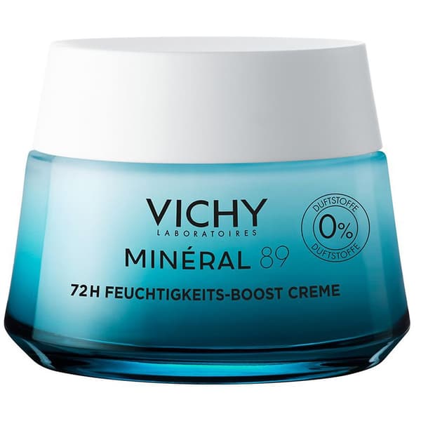 Vichy Mineral 89, Uparfumeret 72-timers Hydrerende & Genopbyggende Creme, 50ml