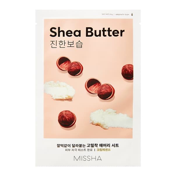 Missha Fugtigheds- og nærende sheetmaske med sheasmør, 19ml