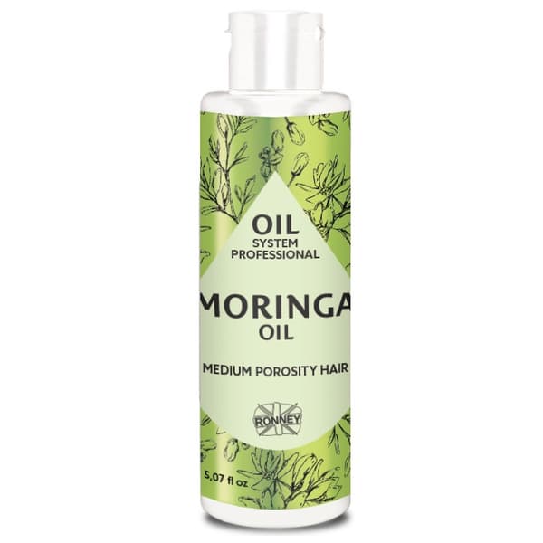 Ronney Professional Hiusöljy Keskikokoisille Hiuksille Moringa, 150ml