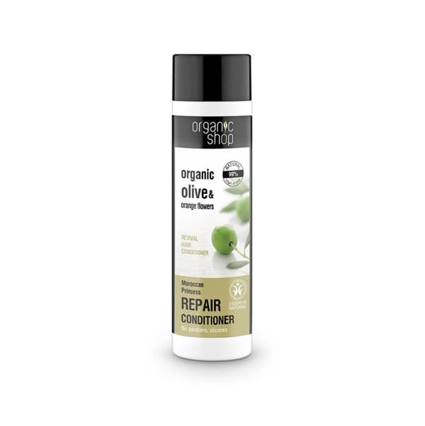 Økologisk Shop Revitaliserende Hårbalsam med Oliven & Appelsinblomster, 280 ml