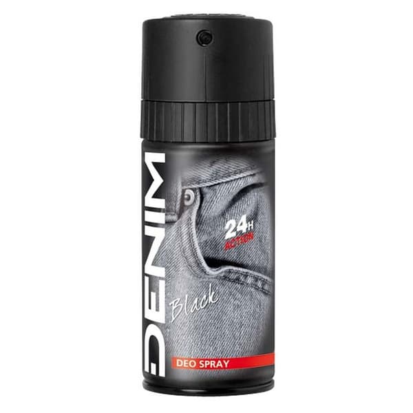Denim Musta Deodoranttisuihke, 150 ml