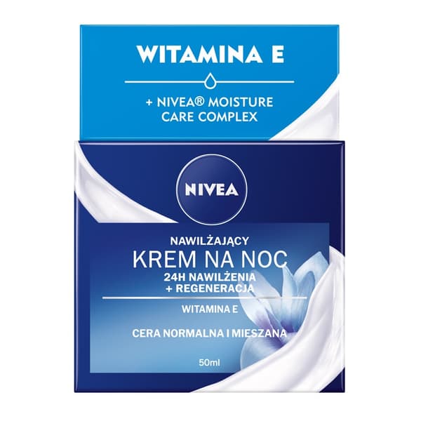 Nivea Fugtende Natcreme, 50 ml