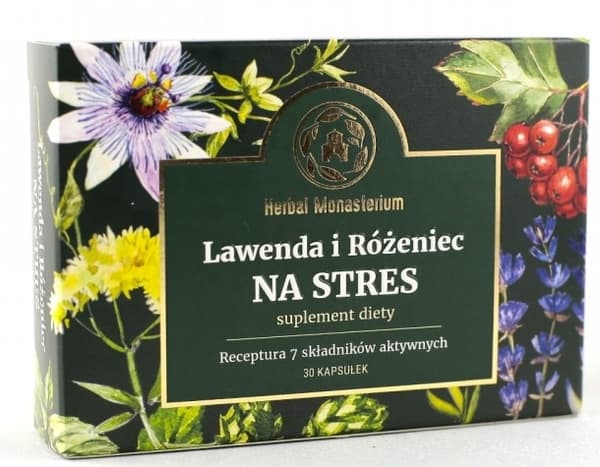 Lavendel & Rosenrod - Naturlig Stressreduktion 30 Kapsler
