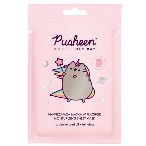 Pusheen Fuktighetsgivande Arkmask, 17g