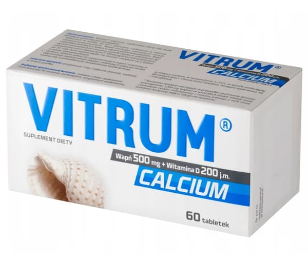 Vitrum Kalcium, 60 Tabletter